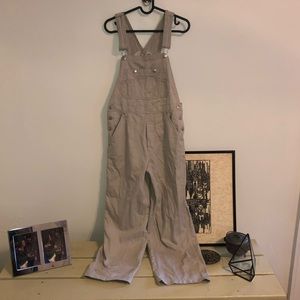 Tan overalls